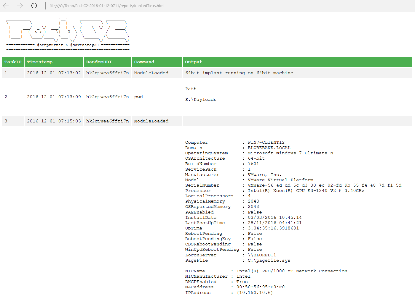 PoshC2-Tasks