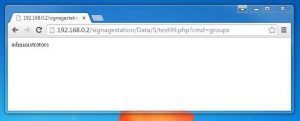 Figure 8 - httpduser is a member of the Administrators group.
