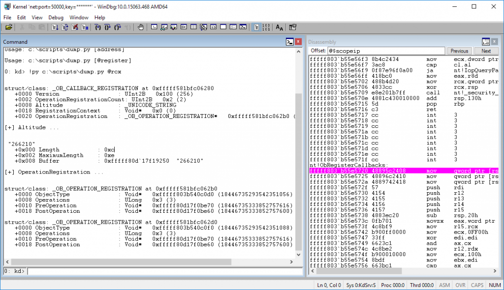 WinDbg using pykd to dump private symbols — Nettitude Labs